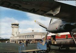 Flesland Airport in Bergen, Norway Postcard
