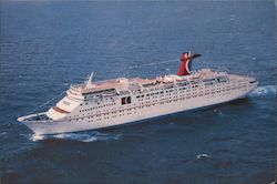 Tropicale, "The Fun Ship" by Carnival Cruise Lines Postcard