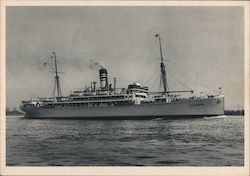 P.D. "Ussukuma" Deutsche Ost-Afrika-Linie, Hamburg Postcard