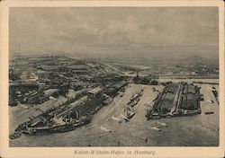 Kaiser-Wilhelm-Hafen in Hamburg Postcard