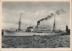 P.D. Adolph Woermann, Woermann-Linie Postcard
