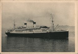 SS Conte Grande Postcard
