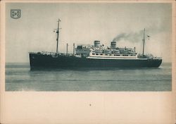 HAPAG - a steamer of the Hamburg America Line Germany Postcard Postcard Postcard