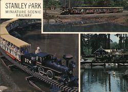 STANLEY PARK MINIATURE SCENIC RAILWAY Vancouver, BC Canada British Columbia Postcard Postcard Postcard