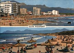 Ca'n Picafort Beach Mallorca, Spain Postcard Postcard Postcard