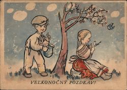 VELKONOCNY POZDRAV! Postcard