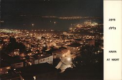 Night View of City Postcard