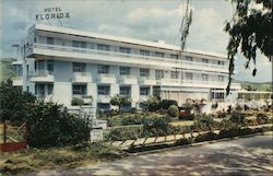 Hotel Florida in Glyfada, Greece Postcard