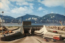 Harbour Tunnel to Kowloon Postcard