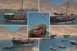 The Arabian Daw (Dhow) Postcard
