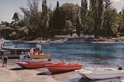 At The Outlet Of Lake Taupo Postcard