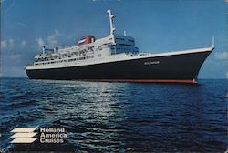 S.S. Volendam - Holland America Cruise Line Panama Postcard Postcard Postcard