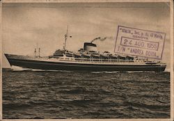 Italian ships T/N Andrea Doria Postcard