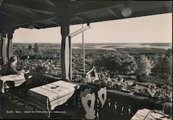 Utsikt fra Holmenkollen restaurant Postcard