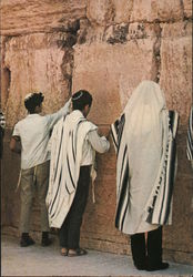 Western Wall (Wailing Wall) Postcard