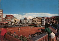 Tennis Courts Coxyde, Belgium Postcard Postcard Postcard