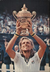 Björn Borg, Wimbledon Champion 1976-1980 Postcard