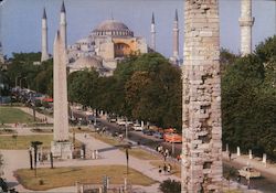 Ayasofya Camii, Dikilitaş ve Hipodrom Istanbul, Turkey Greece, Turkey, Balkan States Postcard Postcard Postcard