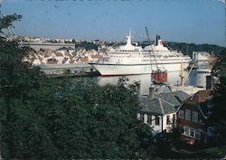 Cruise Ship, Port of Stavenger Stavanger, Norway Postcard