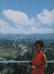 city skyline Addis Ababa, Ethiopia Africa Postcard Postcard Postcard