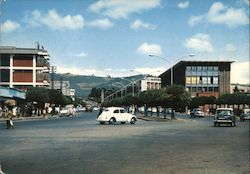 Empress Menen avenue in Addis Ababa, Ethiopia Postcard