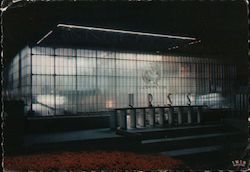 Pavilion of the U.S.S.R. Night View Expo 58 USSR Exposition Postcard Postcard Postcard