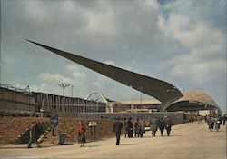 La fleche du Genie Civil at the Bruxelles 1958 Exposition Belgium Postcard Postcard Postcard