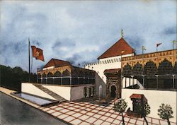 Brussels World’s Fair (Expo 58) - Moroccan Pavilion Postcard