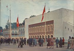 Pavillons of Tunisia and Morocco, Exposition Universelle de Bruxelles 1958 Postcard