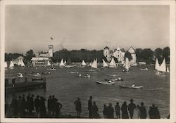 HAMBURG. Aussenalster mit Uhlenhorster Fahrhaus Postcard