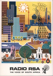 RADIO RSA, THE VOICE OF SOUTH AFRICA Postcard