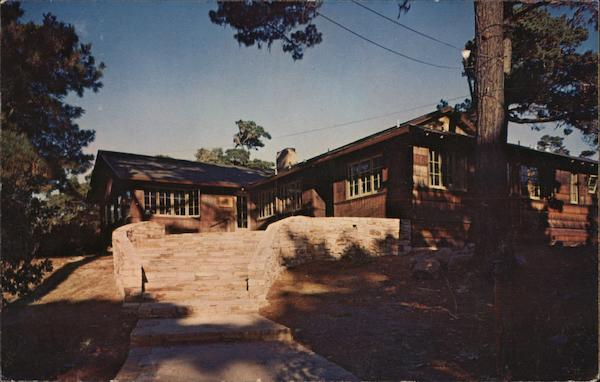 Entrance to Guest Inn, Asilomar Hotel and Conference Grounds Pacific Grove California