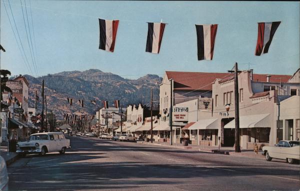 Street Scene Calistoga California