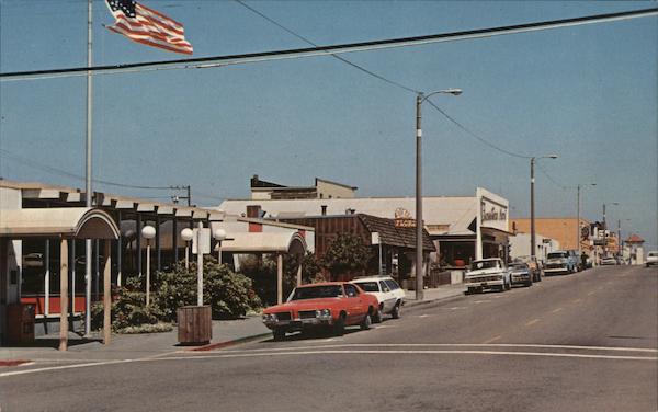 Post Office & Franklin St. Fort Bragg California