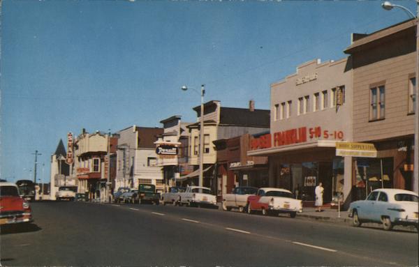 Street Scene Fort Bragg California