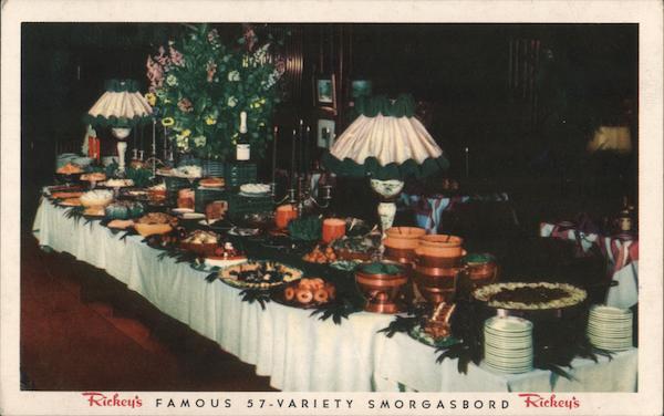 Rickey's Famous 57-variety Smorgasboard San Francisco California