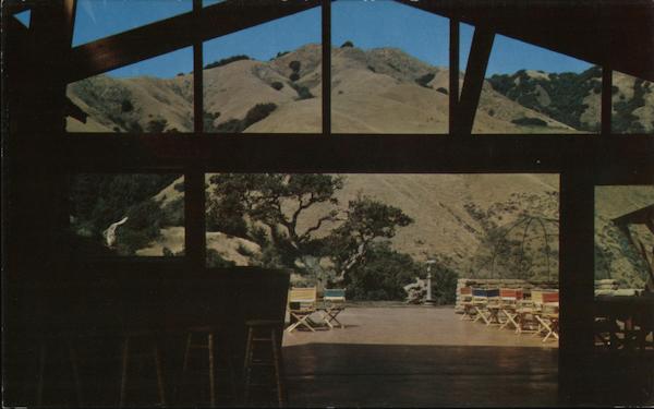 Santa Lucia Mountains from Nepenthe Big Sur California