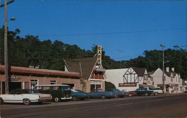 North Cambria - Cars in Front of a Cafe California