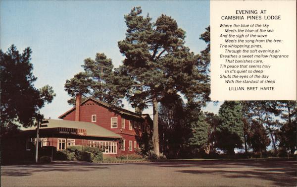 Cambria Pines Lodge San Simeon California