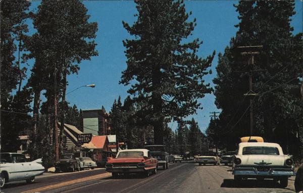 Street Scene Sunnyside-Tahoe City California