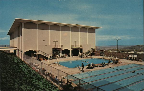 College of San Mateo - Gymnasium, Swimming & Diving Pool California