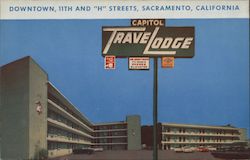 Capitol TraveLodge Postcard