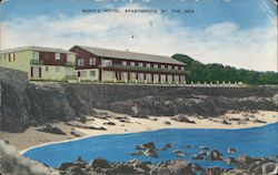 Borg's Motel Apartments by the Sea Postcard