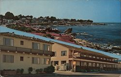 Borg's "Ocean Front" Motel Postcard