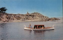 Glass Bottom Boat Postcard