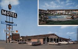 Tagus Ranch Restaurant & Motel Tulare, CA Postcard Postcard Postcard