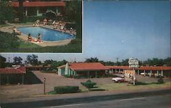 Visalia Motor Lodge California Ray Foster Postcard