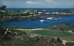 Famous 16th Hole Cypress Point Golf Course Carmel, CA Postcard Postcard Postcard