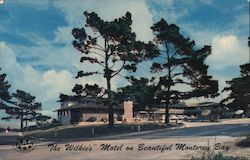 The Wilkie's Motel on Monterey Bay Postcard