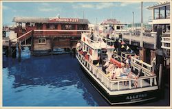 Scenic Bay Cruise, Monterey Wharf Postcard